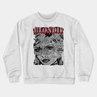 TEXTURE ART - BLONDIE ROCK Crewneck Sweatshirt